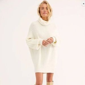 Free people Cocoa sweater dress